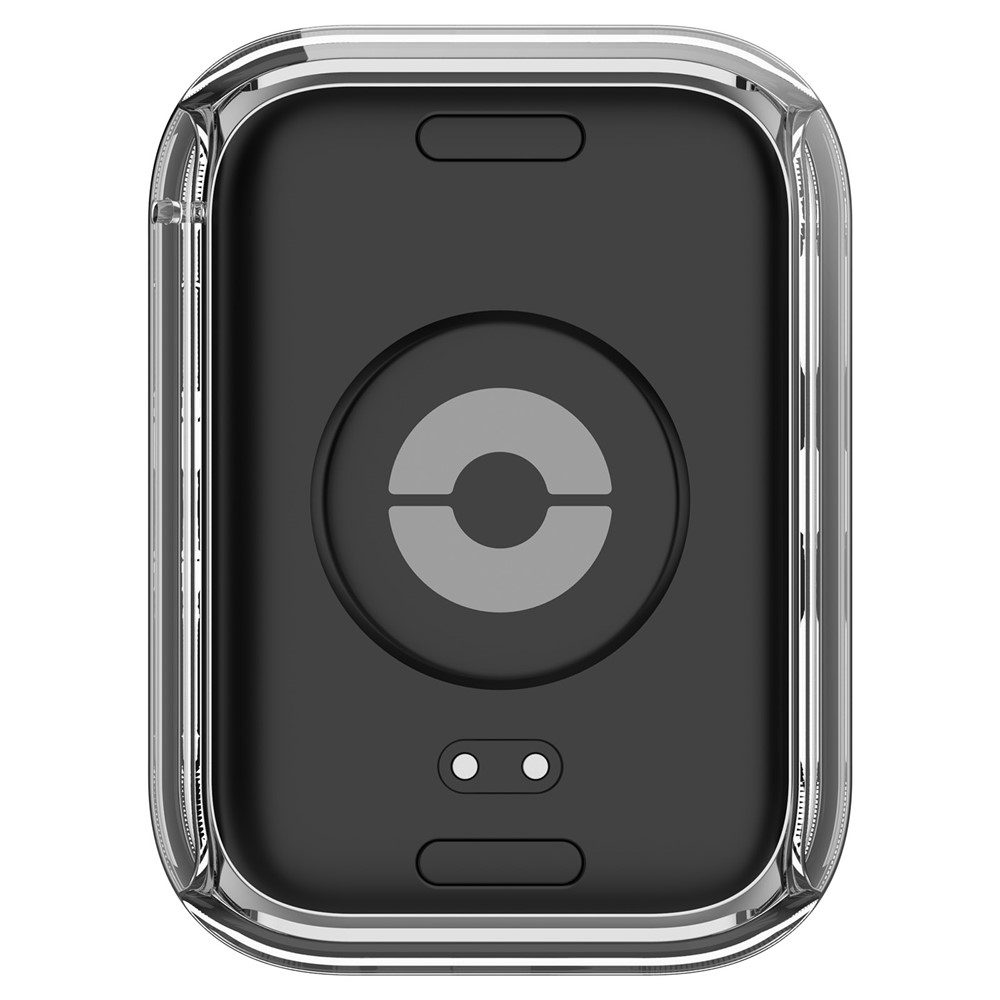 Overall plastové nasadzovacie puzdro s ochranným sklom na Xiaomi Smart Band 8 Pro - priehľadné