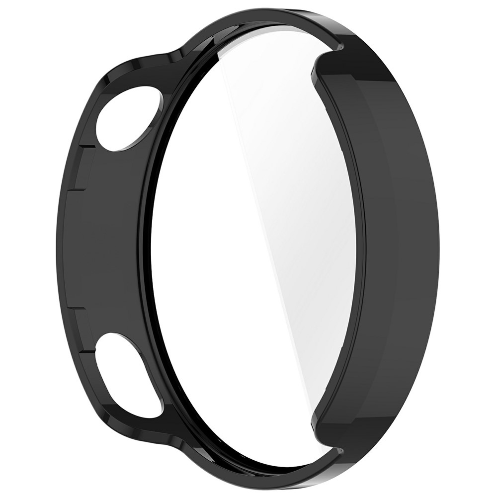 Overall plastové nasadzovacie puzdro s ochranným sklom na Xiaomi Watch S4 41mm - čierne