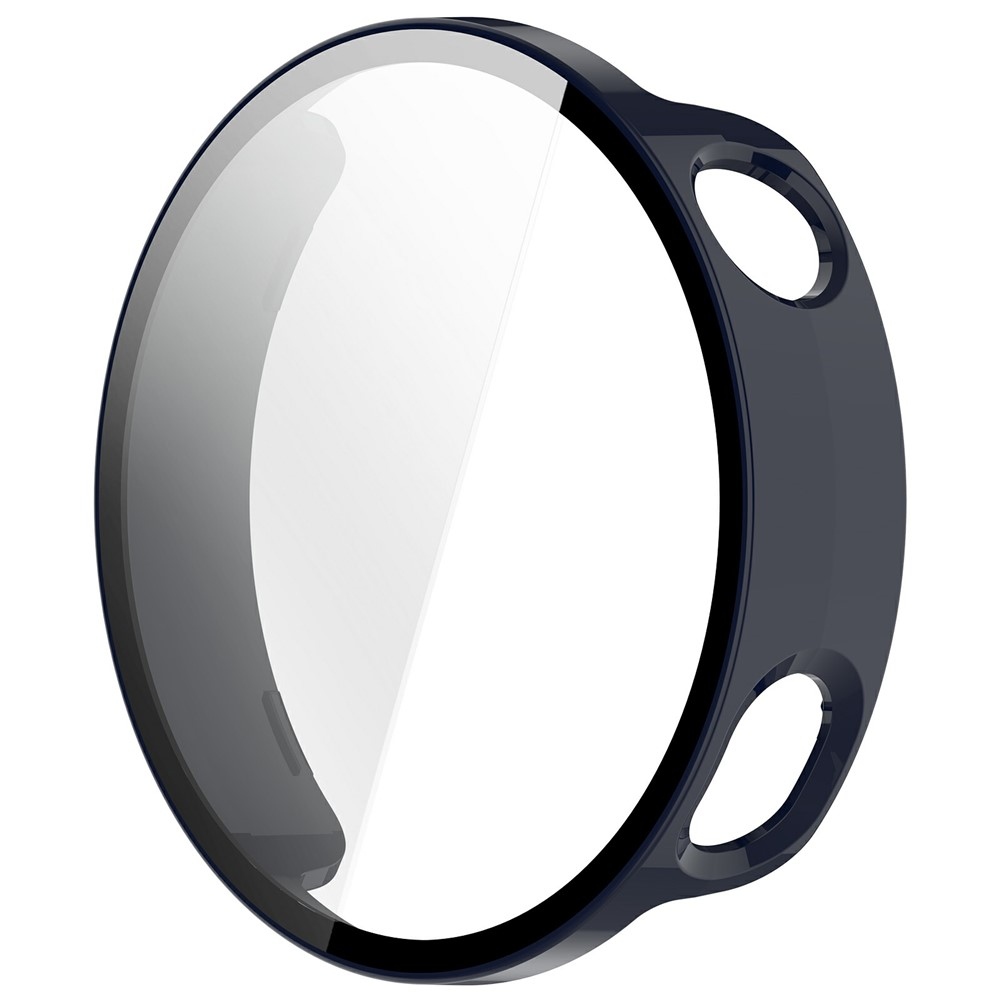 Overall plastové nasadzovacie puzdro s ochranným sklom na Xiaomi Watch S4 41mm - modré