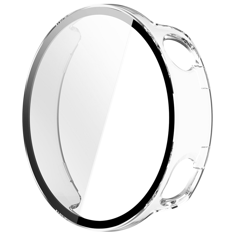 Overall plastové nasadzovacie puzdro s ochranným sklom na Xiaomi Watch S4 41mm - priehľadné