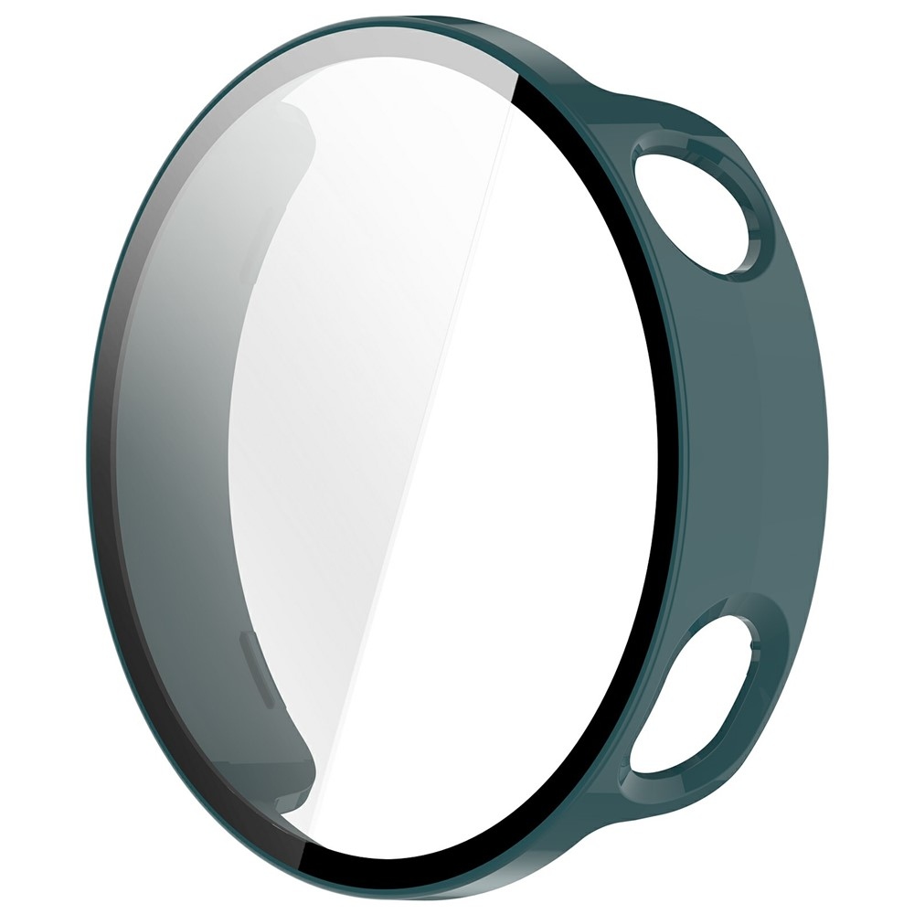 Overall plastové nasadzovacie puzdro s ochranným sklom na Xiaomi Watch S4 41mm - zelené