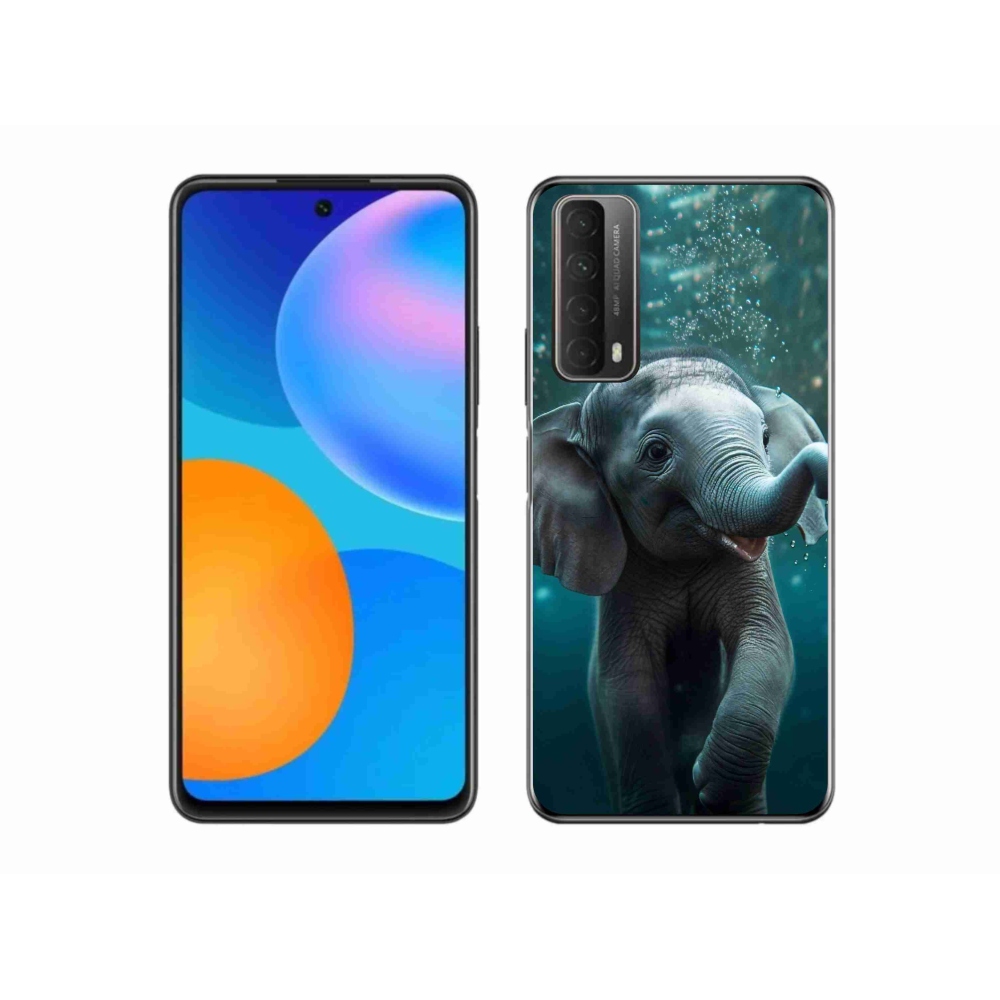 Gelový kryt mmCase na Huawei P Smart (2021) - slůně pod vodou