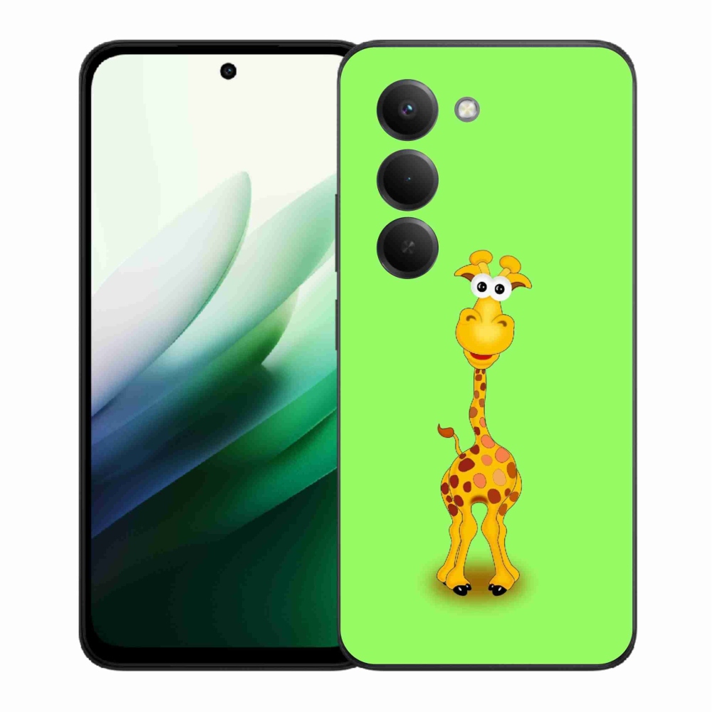 Gélový kryt mmCase na Xiaomi Redmi 15 5G (169mm) - kreslená žirafa