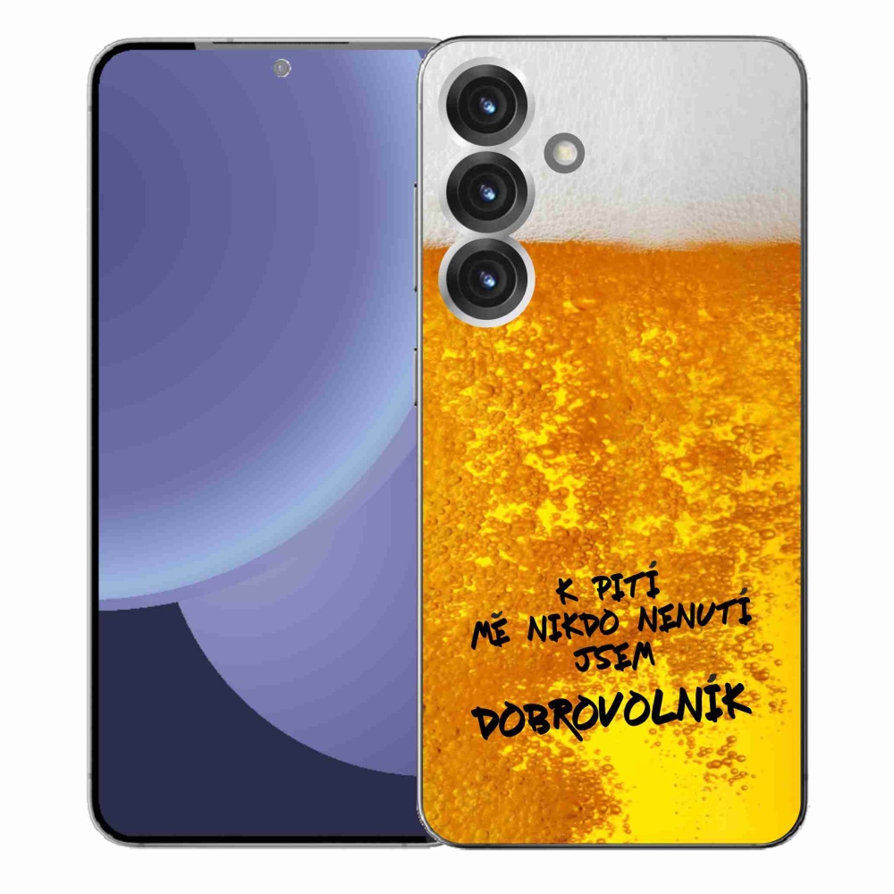 Gélový kryt mmCase na Samsung Galaxy S25+ - pivný motív 4