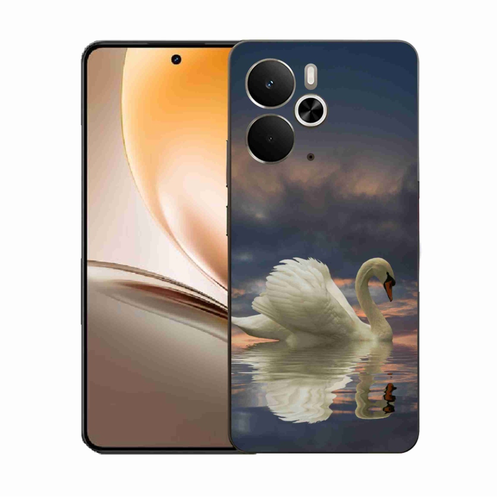 Gélový kryt mmCase na Realme 14 5G - labuť