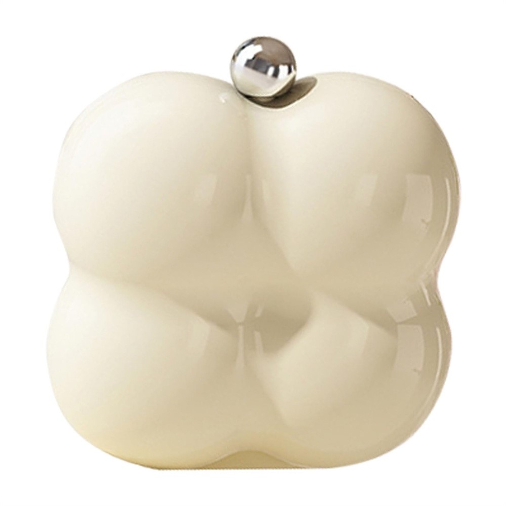 Mini organizér na lieky a šperky so 7 priehradkami - kvetinový biely