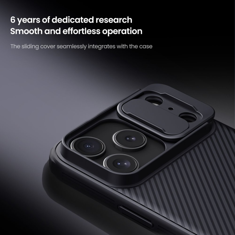 Nillkin CamShield PRO Magnetický zadný kryt pre Apple iPhone 17 Pro Max Black