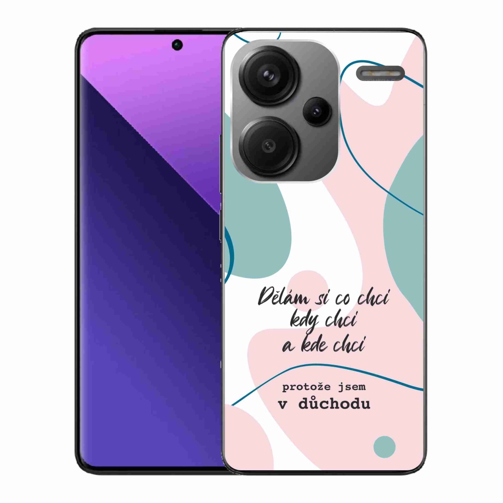 Gélový kryt mmCase na Xiaomi Redmi Note 13 Pro+ 5G - vtipný text 10 biele pozadie