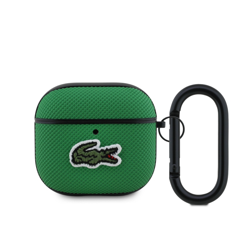 Lacoste Petit Pique Croc Logo Patch Case pre AirPods 4 Green