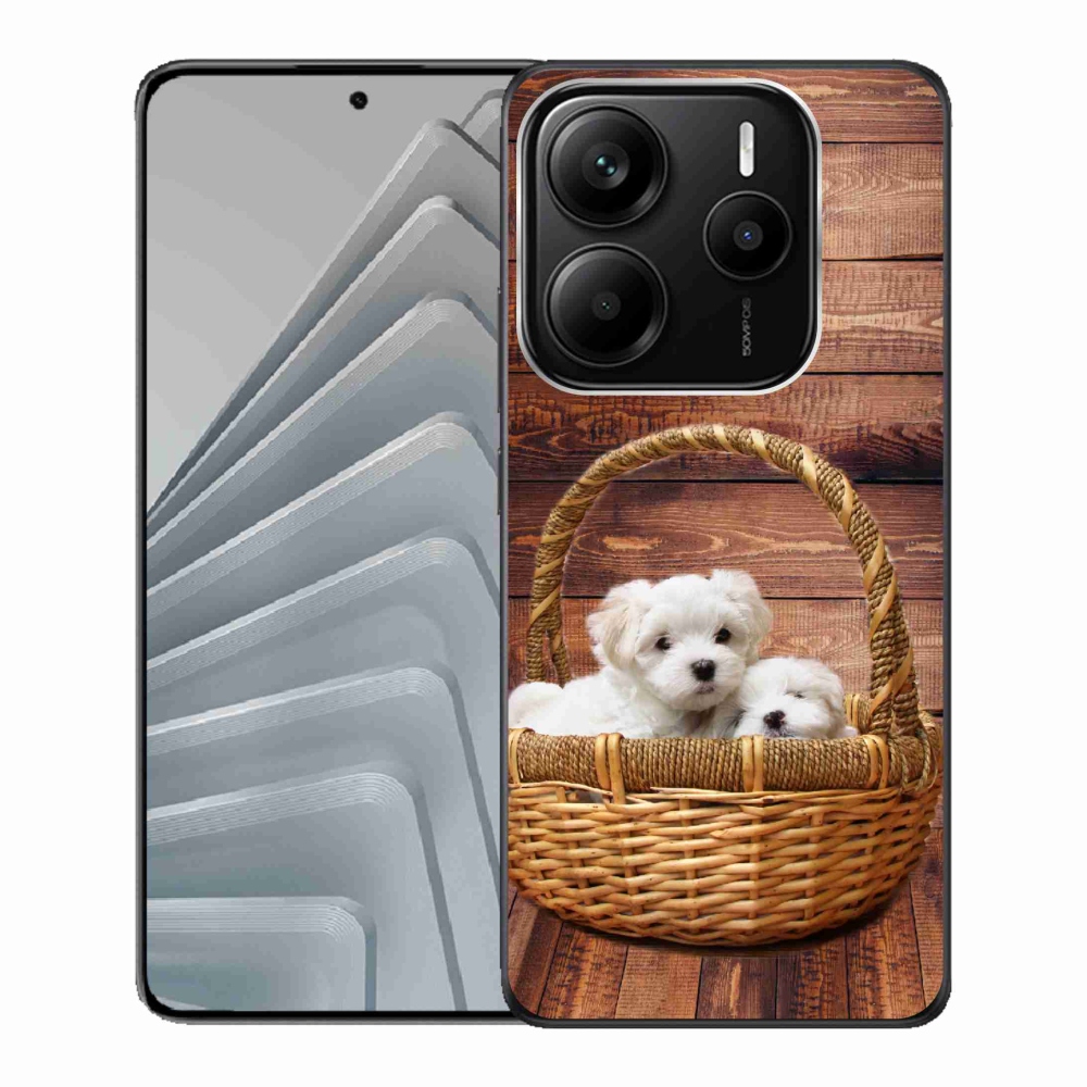 Gélový kryt mmCase na Xiaomi Redmi Note 14 5G - šteňa