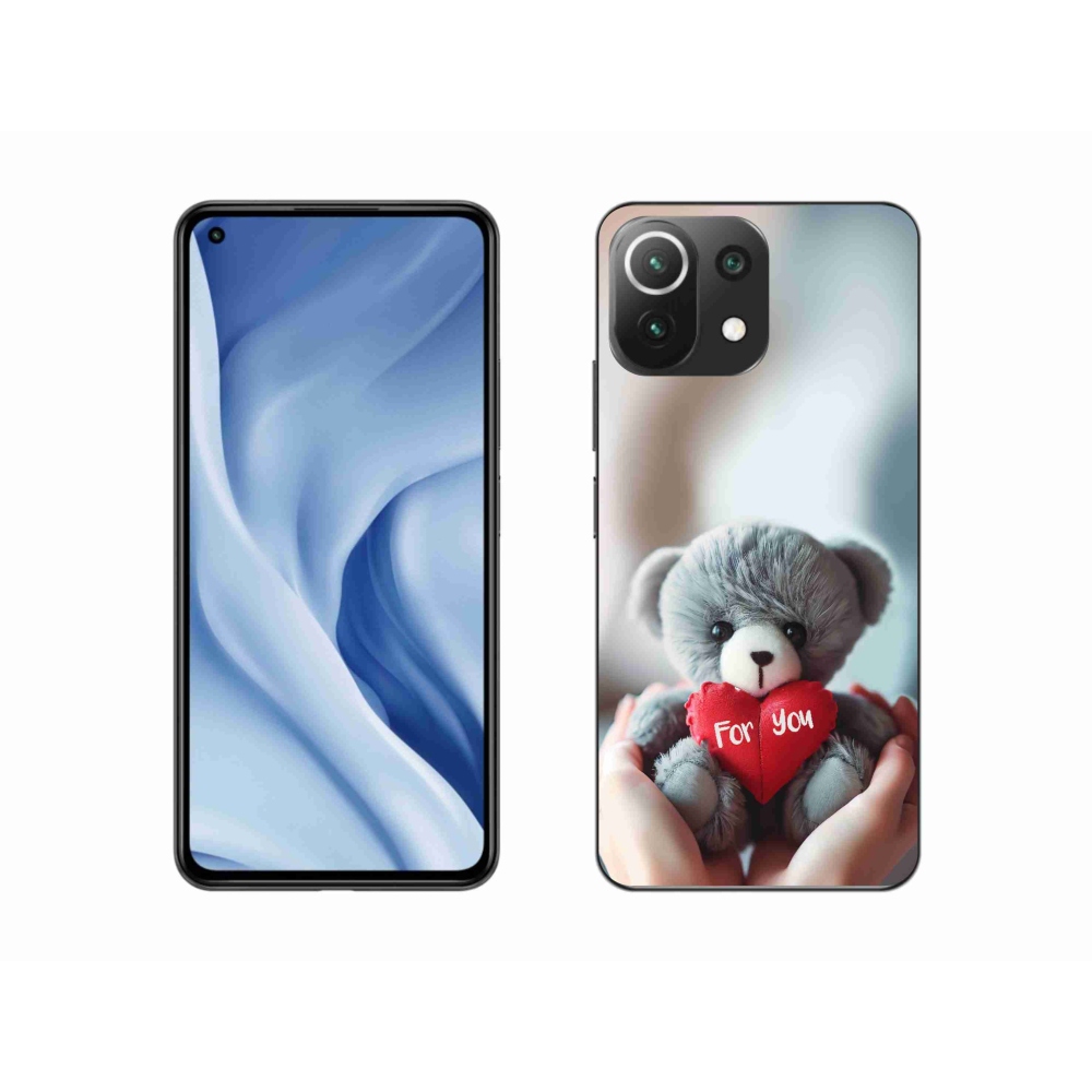 Gélový kryt mmCase na Xiaomi 11 Lite 5G NE - medvedík pre zamilovaných