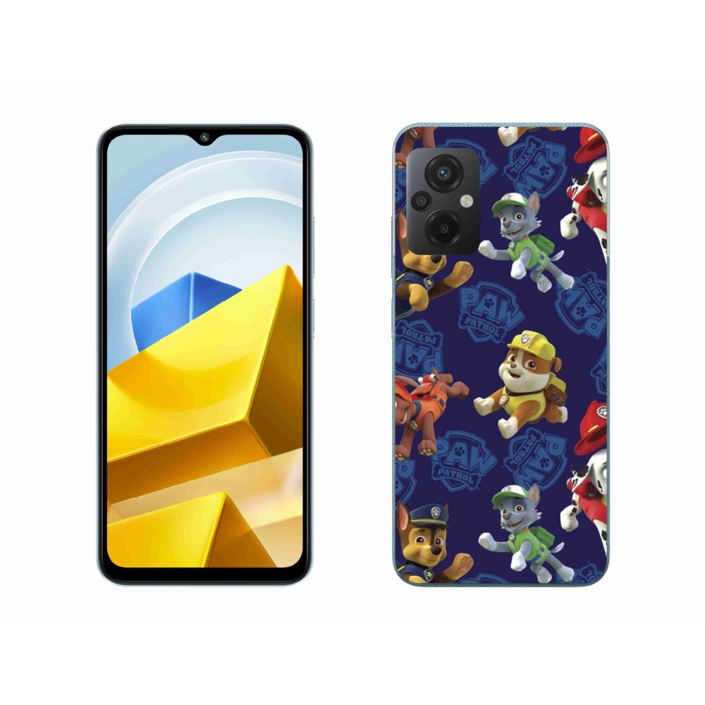 Gélový kryt mmCase na Xiaomi Poco M5 4G - labková patrola 1