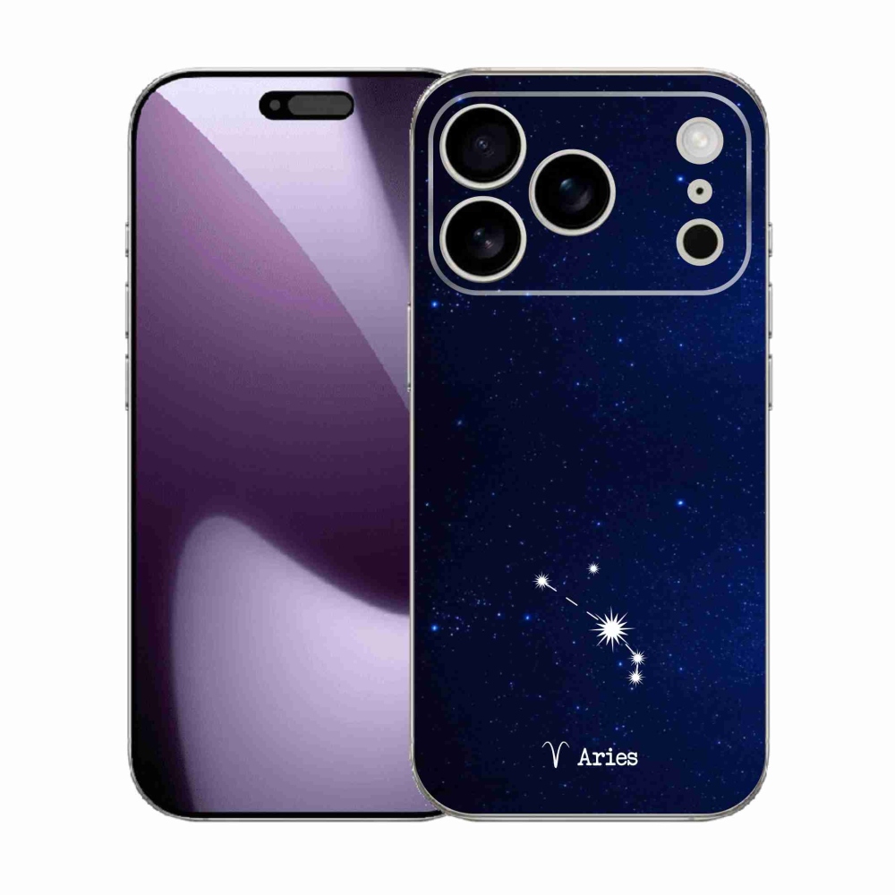 Gélový kryt mmCase na iPhone 17 Pro - súhvezdie Barana