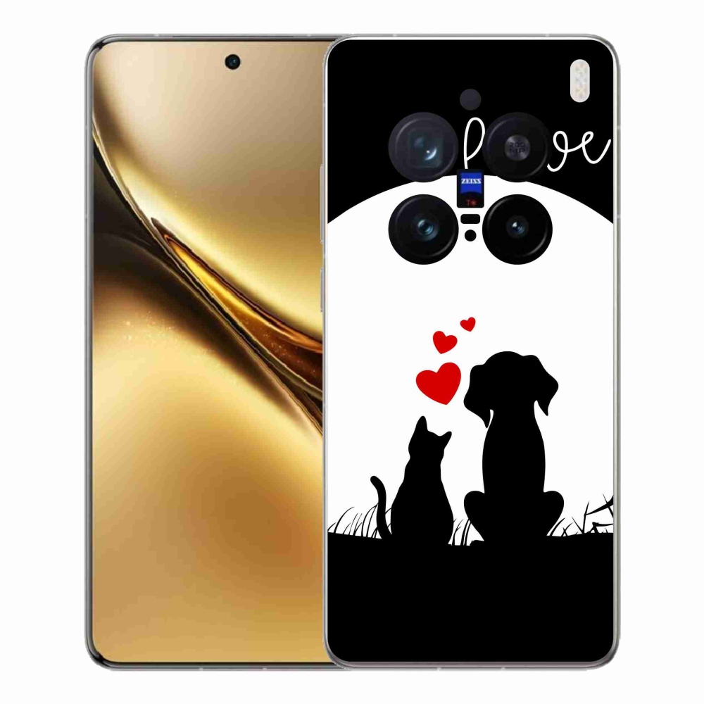 Gélový kryt mmCase na Vivo X200 Pro 5G - zvieracia láska