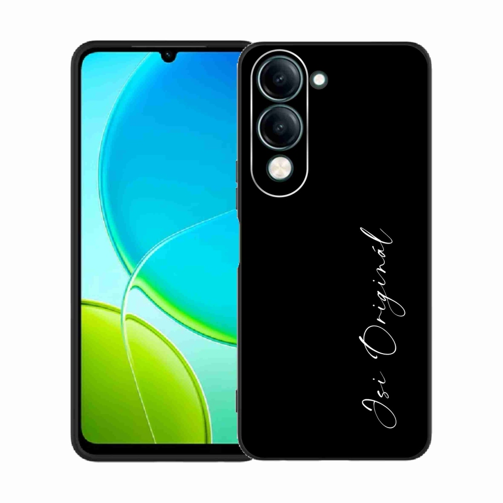 Gélový kryt mmCase na Vivo Y29s 5G - si originál čierne pozadie