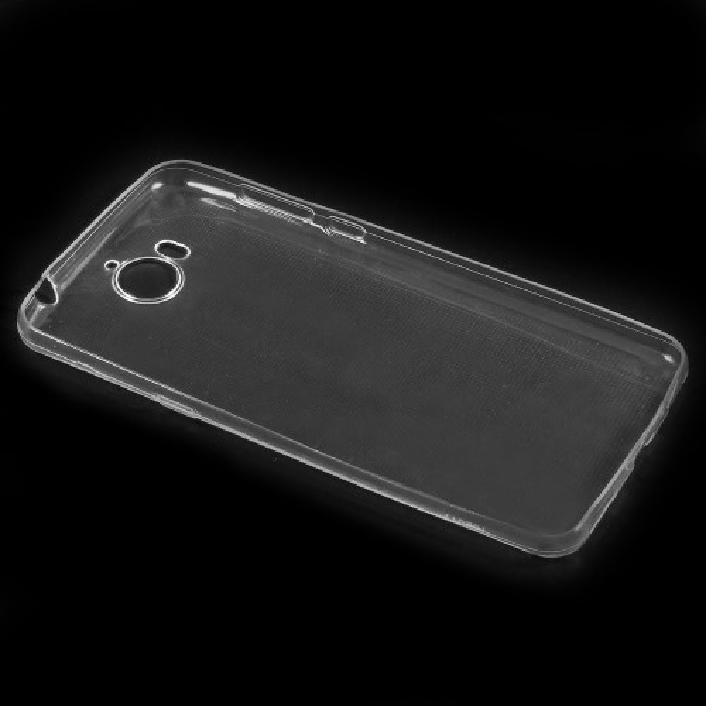 Priehľadný gélový obal na Huawei Y6 (2017) - priehľadný