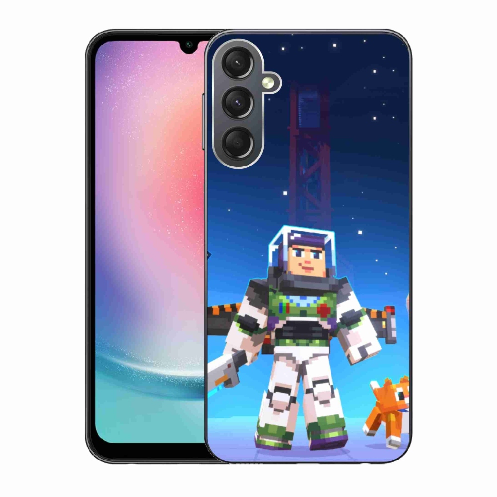 Gélový kryt mmCase na Samsung Galaxy A24 - minecraft 2