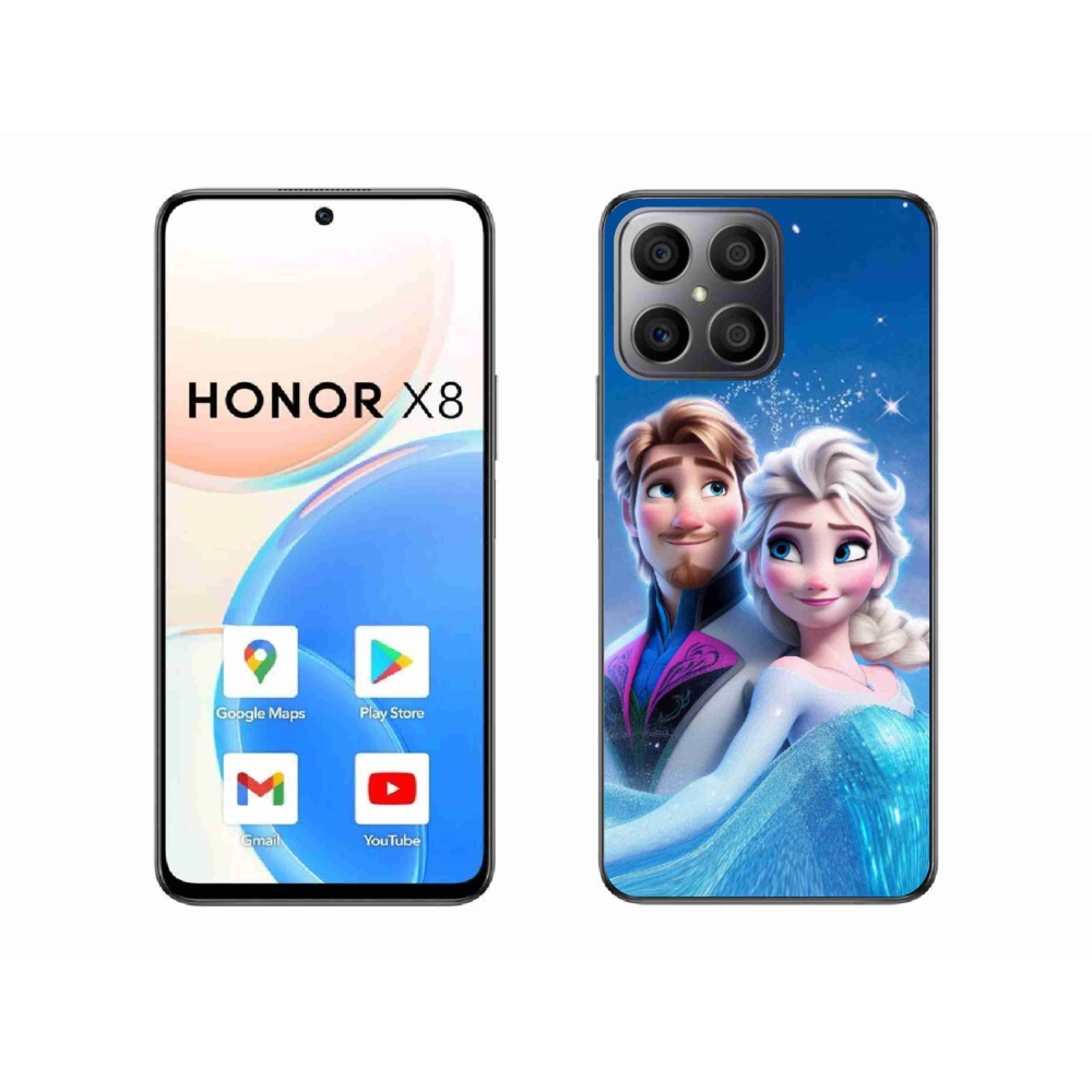 Gélový kryt mmCase na Honor X8 4G - ľadové kráľovstvo 1