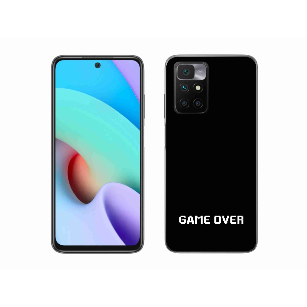 Gélový kryt mmCase na Xiaomi Redmi 10/Redmi 10 (2022) - game over čierne pozadie