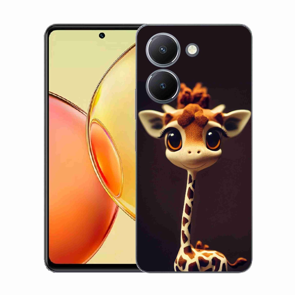 Gélový kryt mmCase na Vivo Y36 - malá žirafa