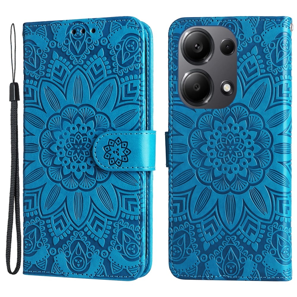 Sunflower knižkové púzdro na Xiaomi Redmi Note 14S/Note 13 Pro 4G/Poco M6 Pro - modré