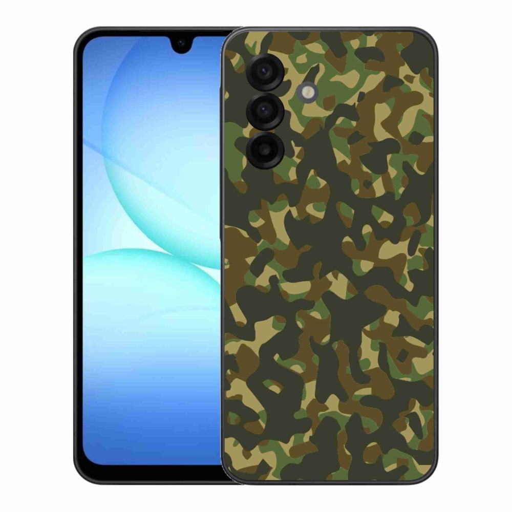 Gélový kryt mmCase na Samsung Galaxy A17 5G - maskáčový vzor 1
