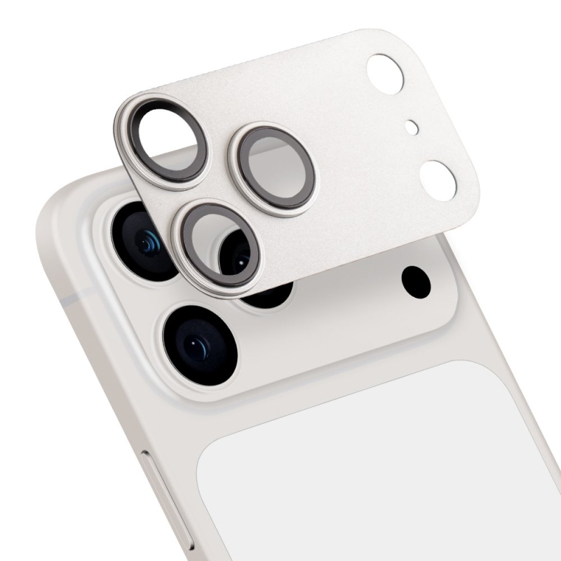 OBAL:ME Camera Island Ochrana objektívu pre Apple iPhone 18 Pro Max strieborná