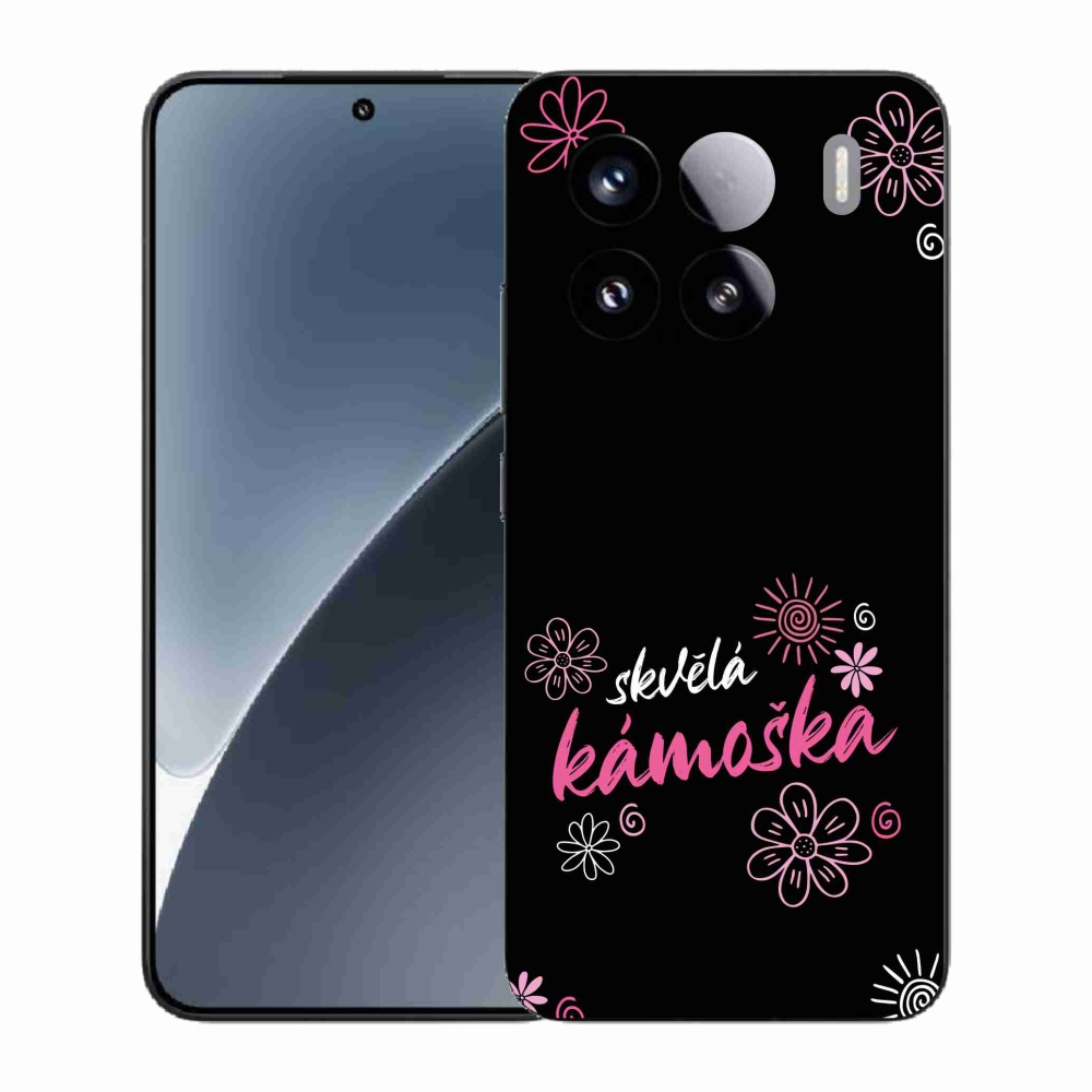 Gélový kryt mmCase na Xiaomi 15 - skvelá kamoška čierne pozadie