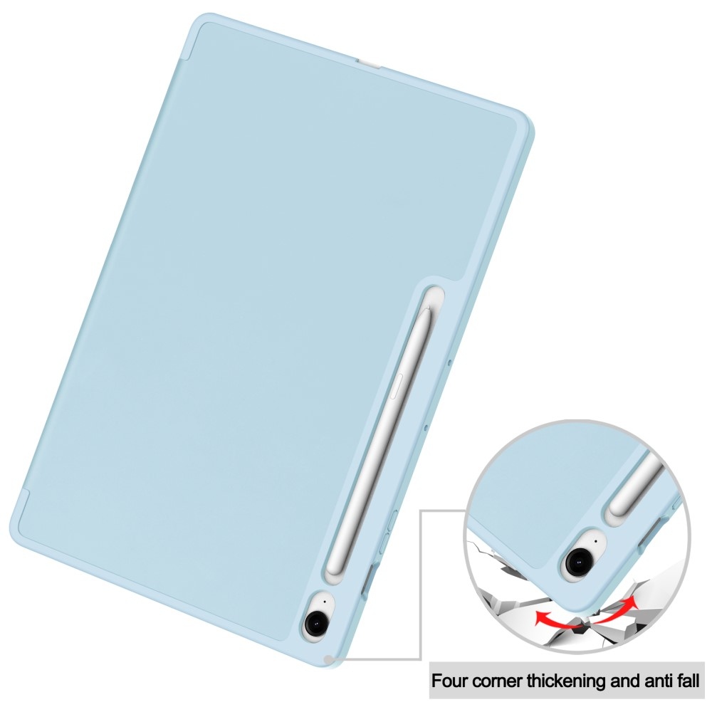 Cases chytré zatváracie púzdro na Samsung Galaxy Tab S10 FE+ - svetlomodré