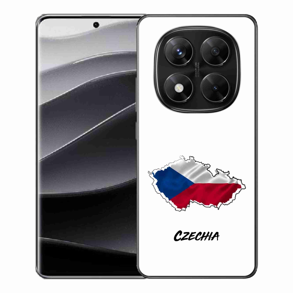 Gélový kryt mmCase na Xiaomi Redmi Note 14 Pro 5G/Poco X7 5G - Czechia biele pozadie