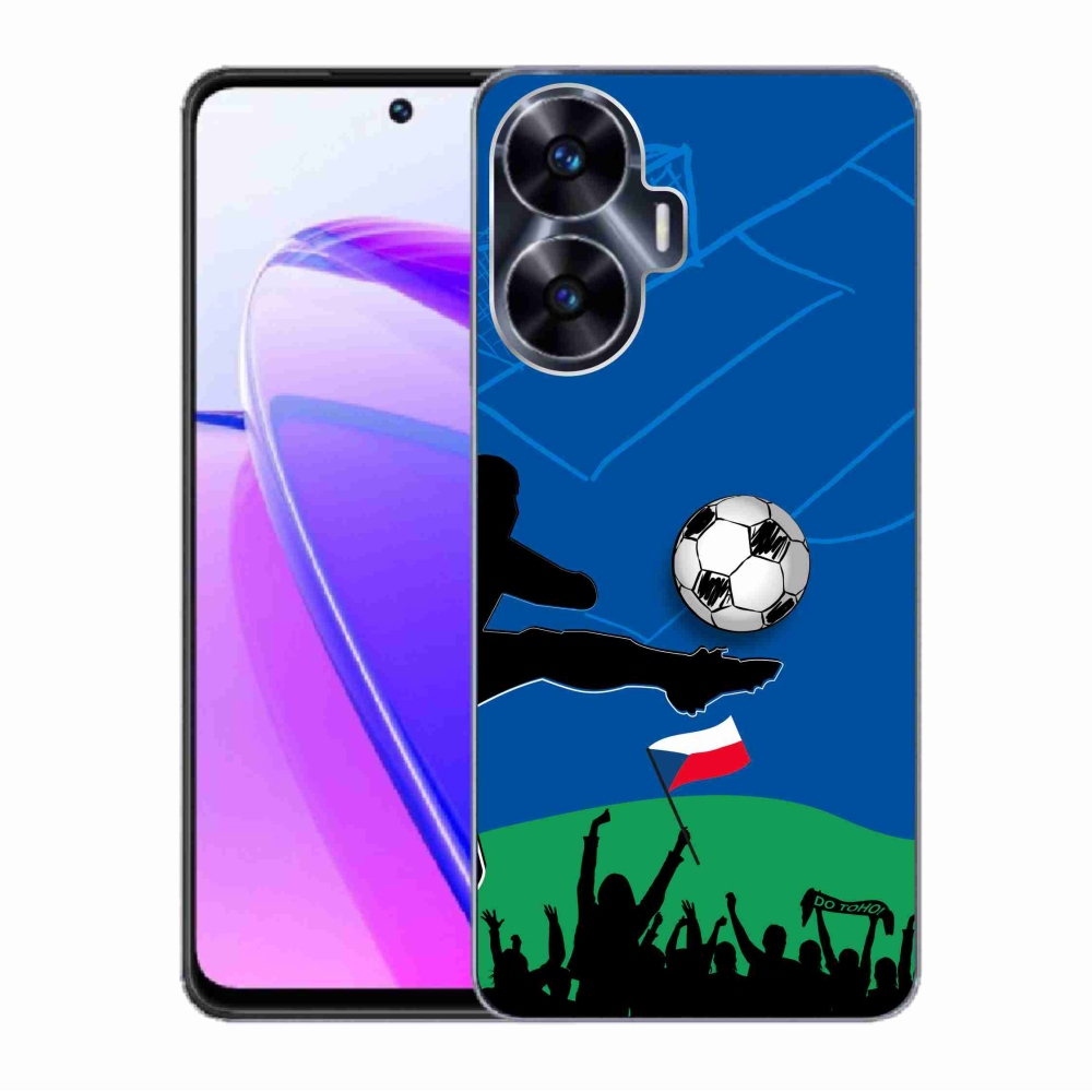 Gélový kryt mmCase na Realme C55 - fanúšikovia futbalu
