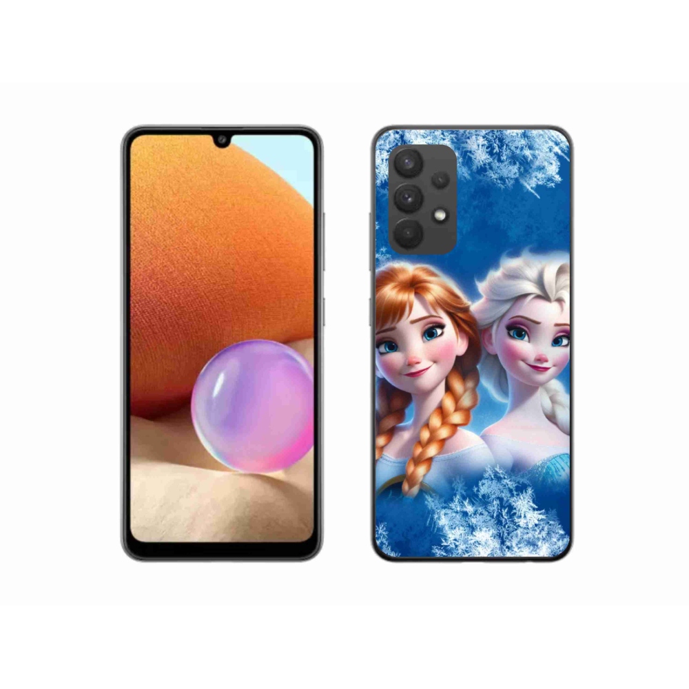 Gelový kryt mmCase na Samsung Galaxy A32 4G - ledové království 2