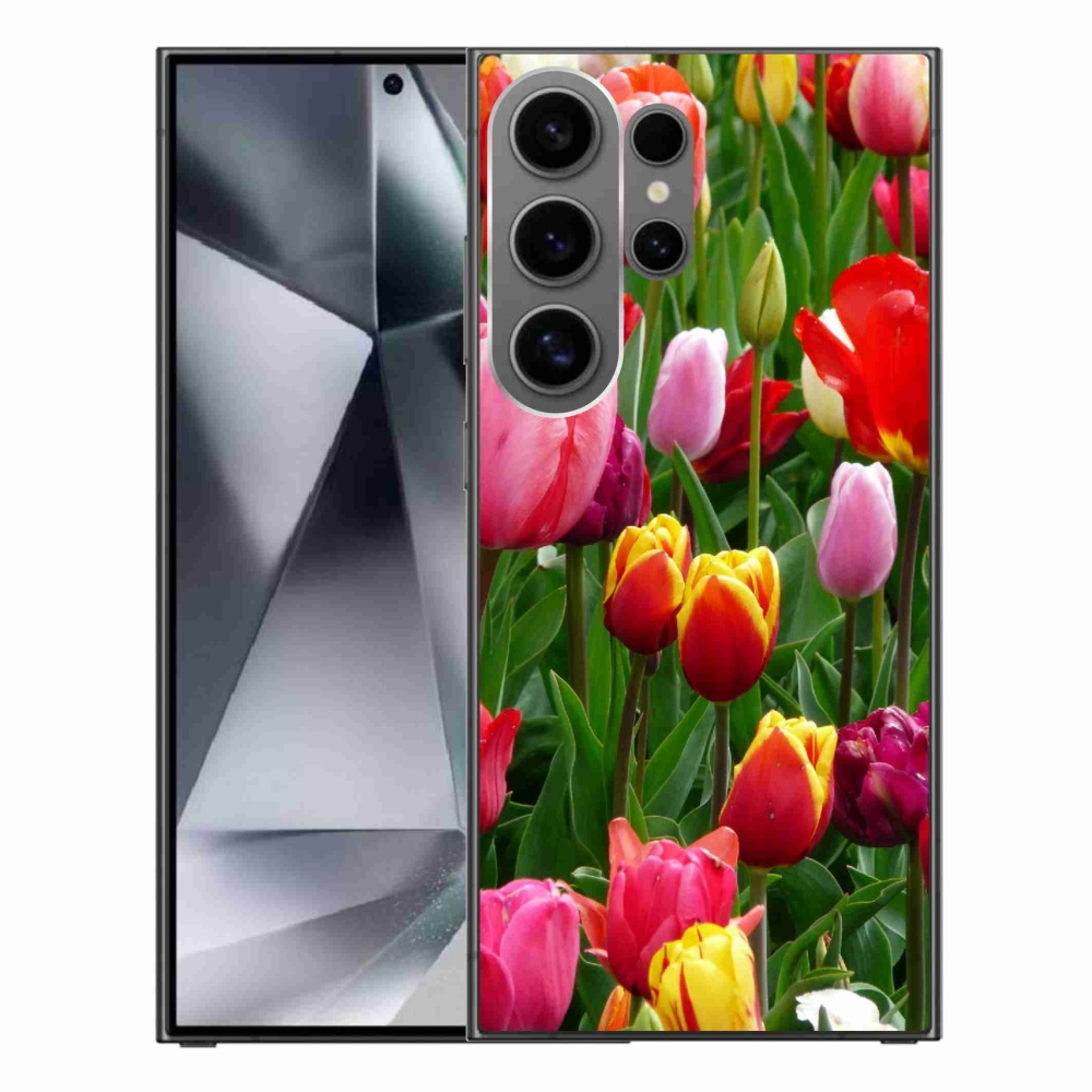 Gélový kryt mmCase na Samsung Galaxy S24 Ultra - tulipány