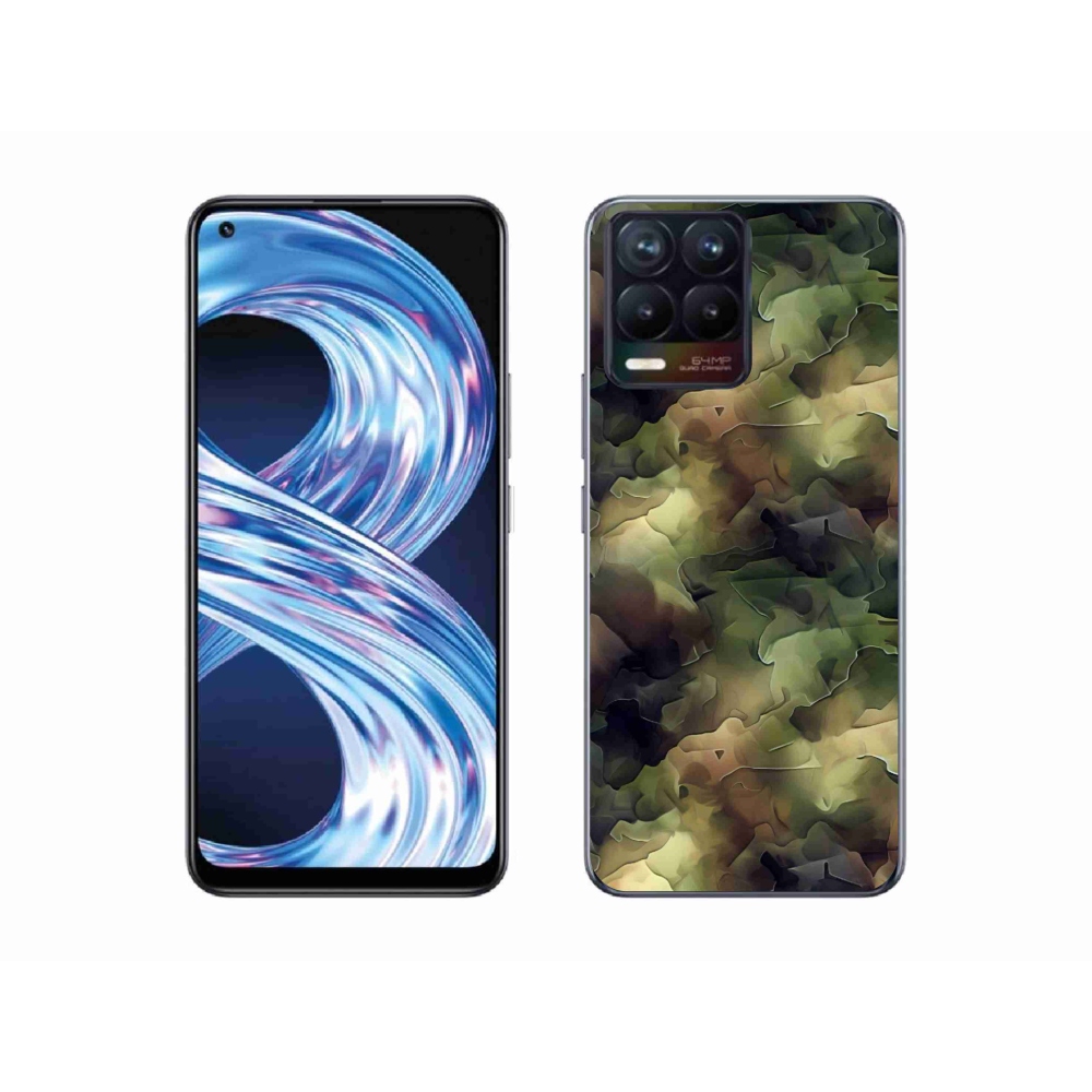 Gélový kryt mmCase na Realme 8 Pro - maskáčový vzor 10