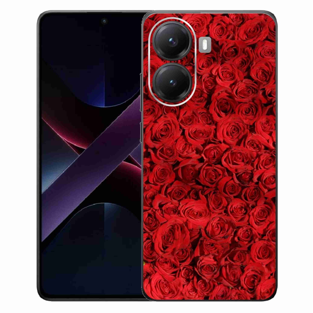 Gélový kryt mmCase na Xiaomi Poco X7 Pro 5G - ruža