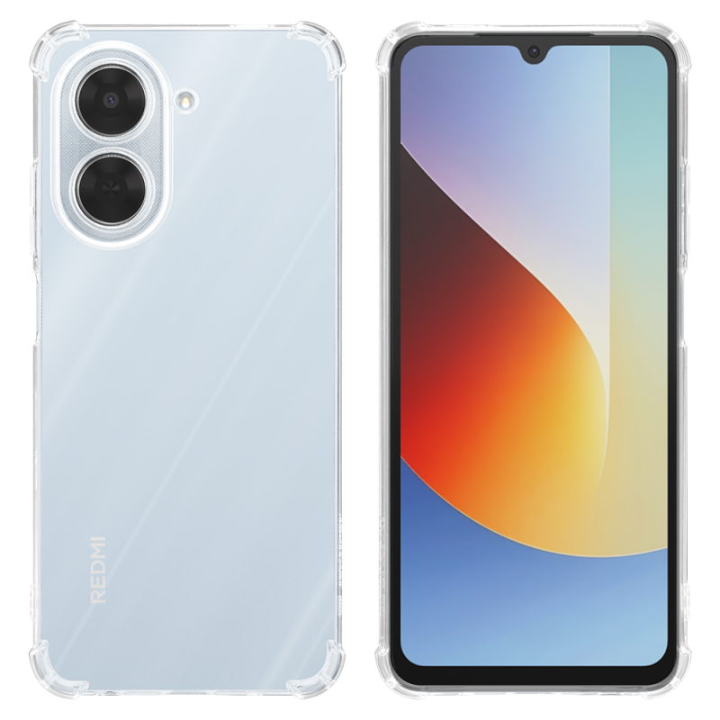 Taktický TPU kryt Plyo pre Xiaomi Redmi A7 – priehľadný