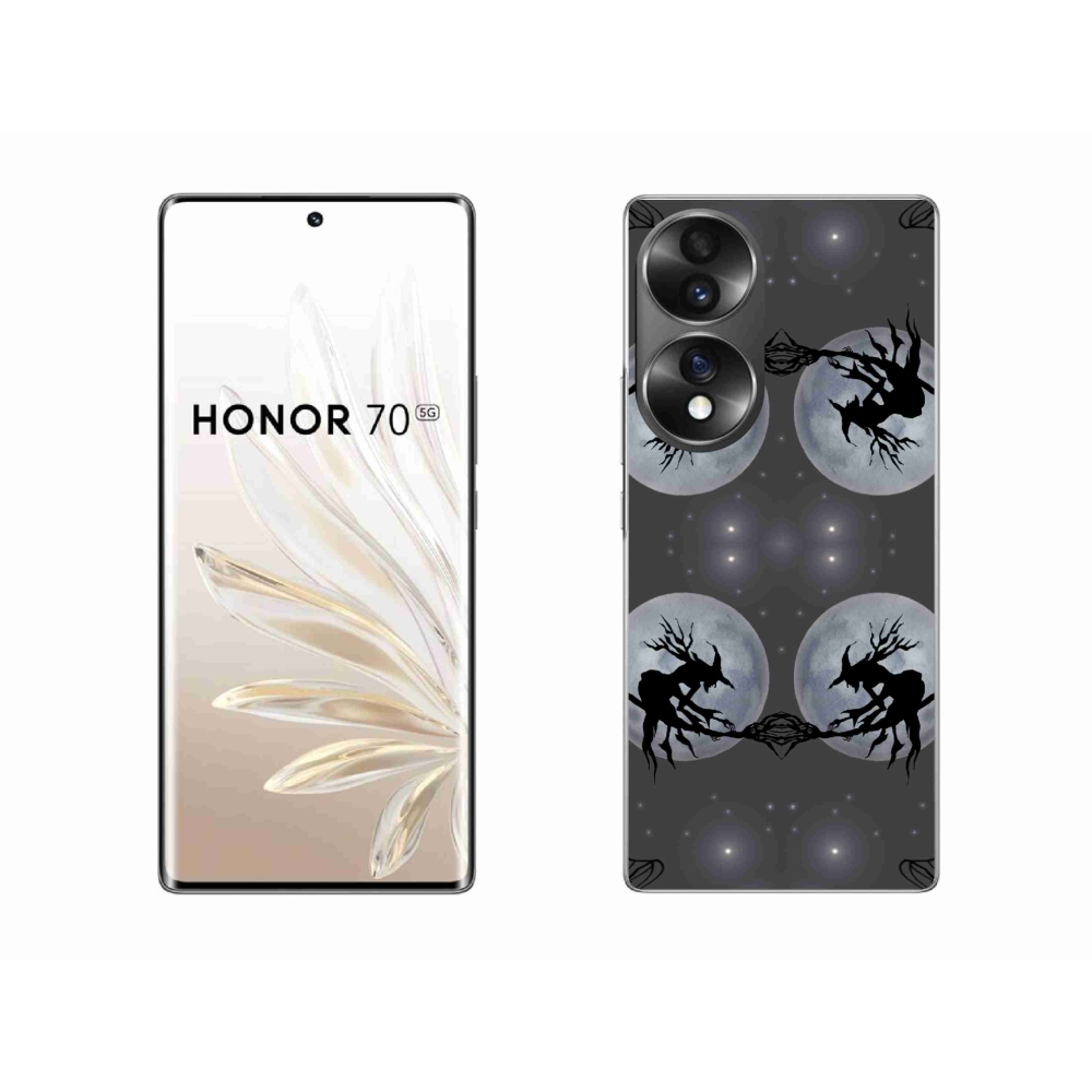 Gélový kryt mmCase na Honor 70 - abstraktný motív 3