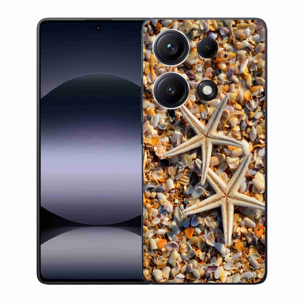 Gélový kryt mmCase na Xiaomi Redmi Note 14S - morské hviezdice
