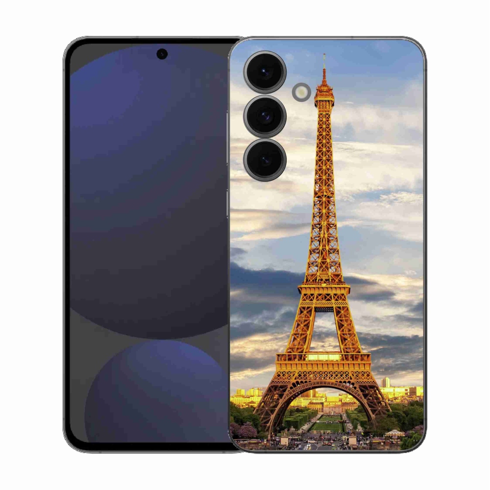 Gélový kryt mmCase na Samsung Galaxy S25 FE - eiffelova veža 3