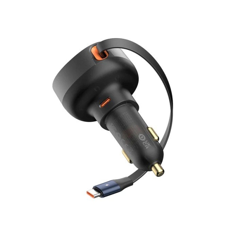 Baseus Enjoyment Pro Autonabíjačka USB-C 60 W, čierna