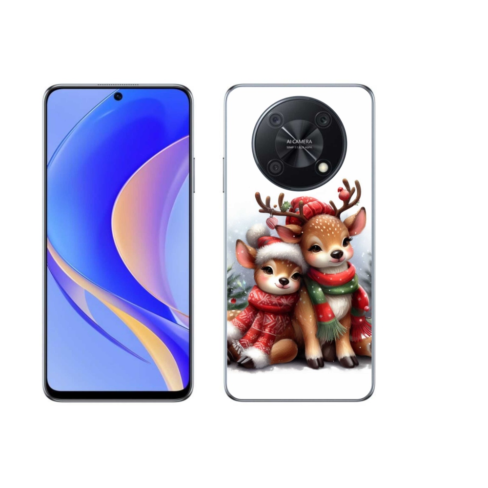 Gélový kryt mmCase na Huawei Nova Y90 - vianočné soby