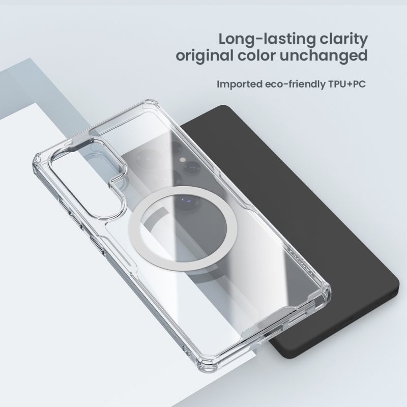 Nillkin Nature TPU PRO Magnetic Kryt pre Samsung Galaxy S25 Ultra Transparent