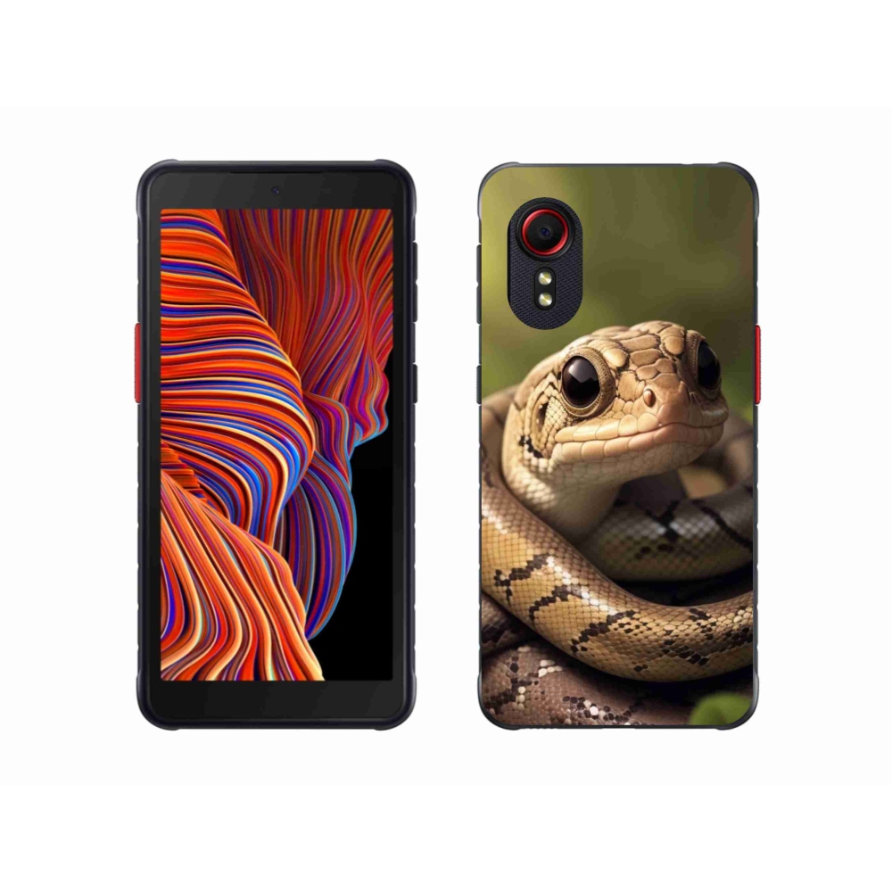 Gélový kryt mmCase na Samsung Galaxy Xcover 5 - had 1