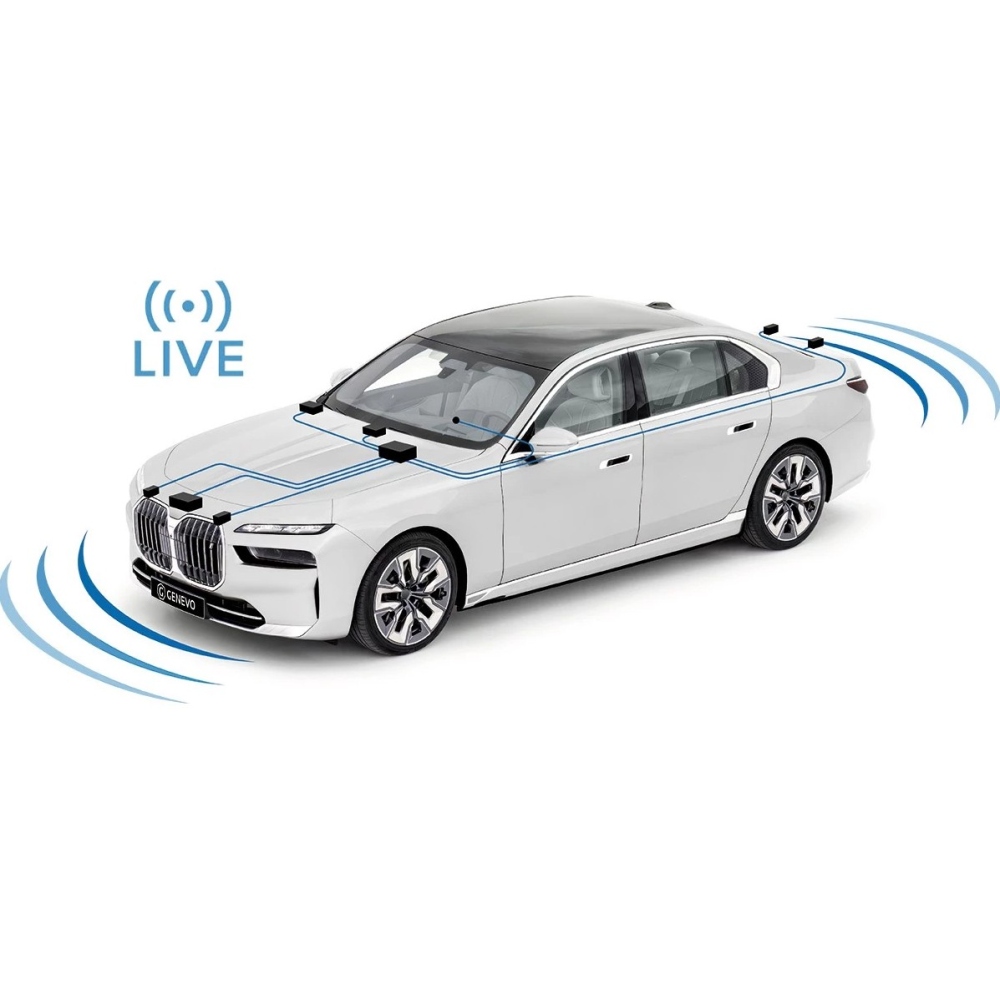 Pevne zabudovaný antiradar Genevo Protector II Live