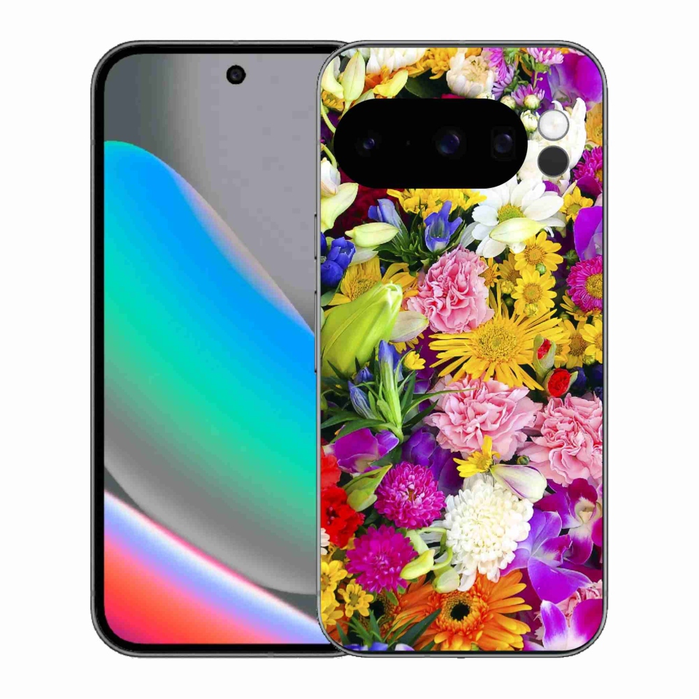 Gélový kryt mmCase na Google Pixel 10 Pro - kvety 12
