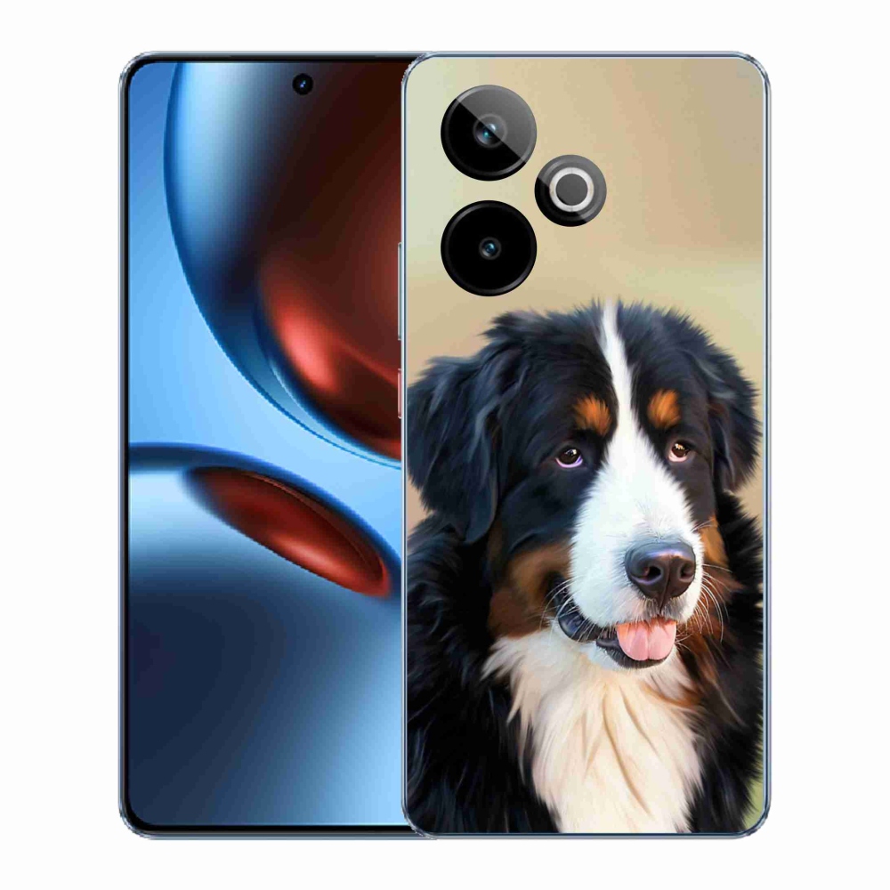 Gélový kryt mmCase na Realme GT 7 5G/GT 7T 5G - bernský salašnícky pes