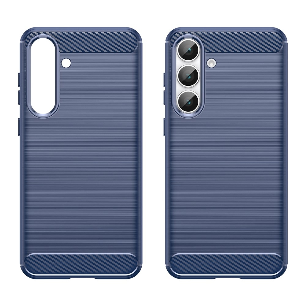 Carbon odolný gélový obal na Samsung Galaxy S25 FE - modrý