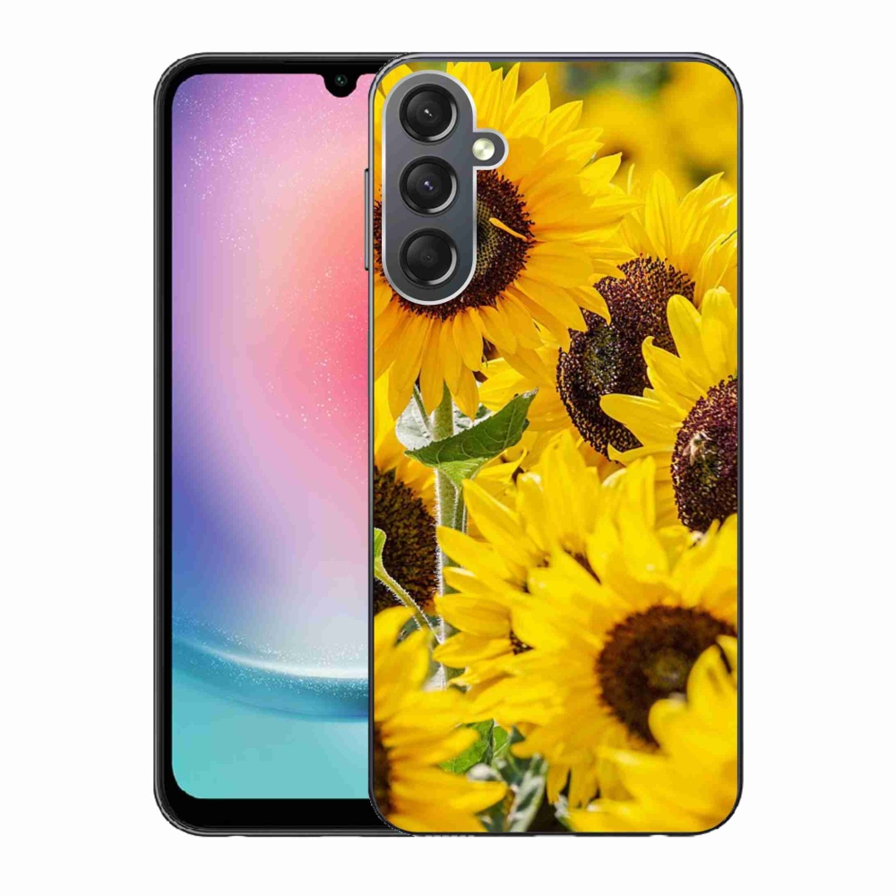 Gélový kryt mmCase na Samsung Galaxy A24 - slnečnica