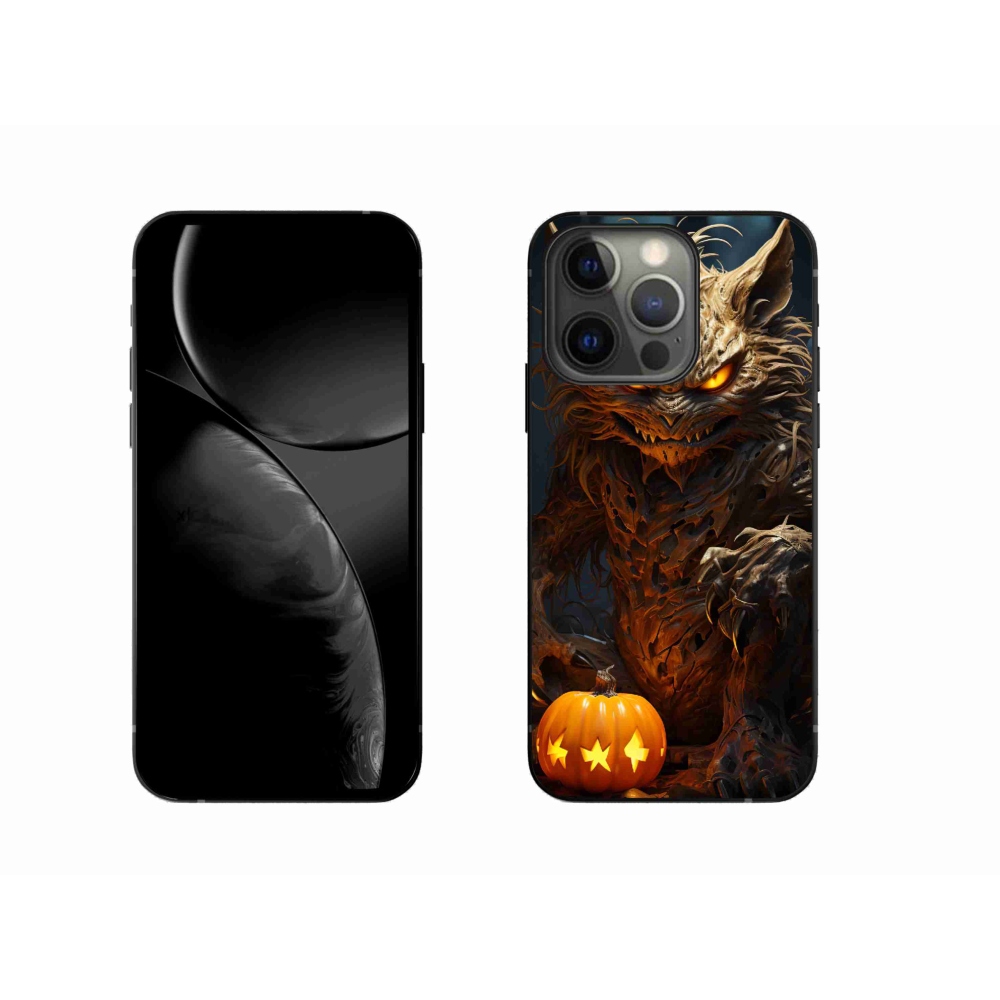 Gélový kryt mmCase na iPhone 13 Pro - halloweenska príšera