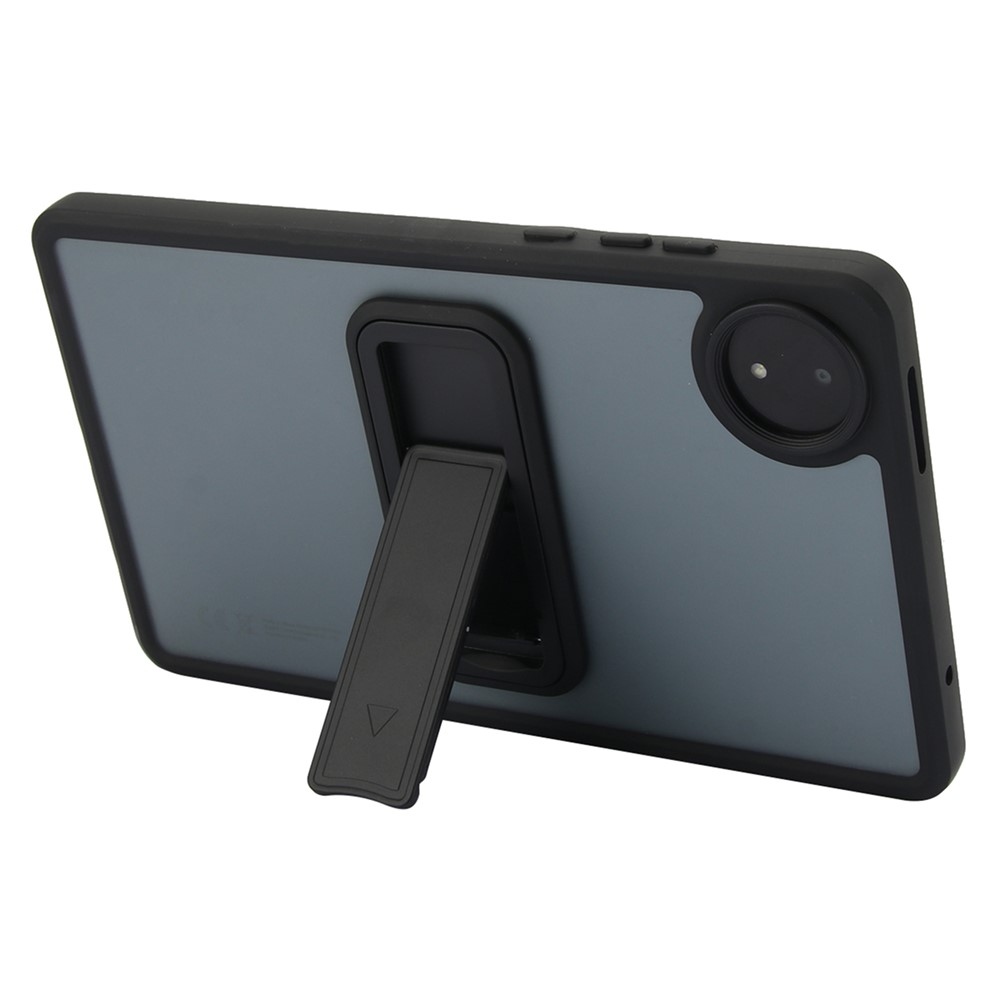 Skiny gélový obal s pevným chrbtom a výklopným stojanom na Xiaomi Redmi Pad SE 8.7 - čierny